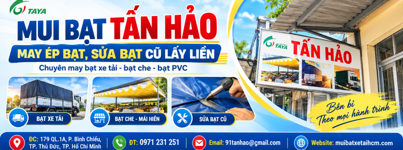 Mui Bạt Xe Tải Tấn Hảo