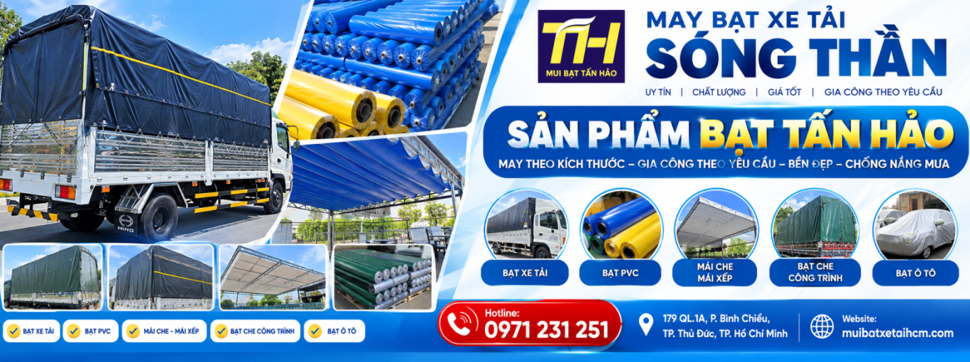 Mui Bạt Xe Tải Tấn Hảo