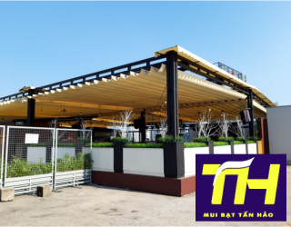 Mái Kéo Nhà Hàng Đẹp TPHCM 